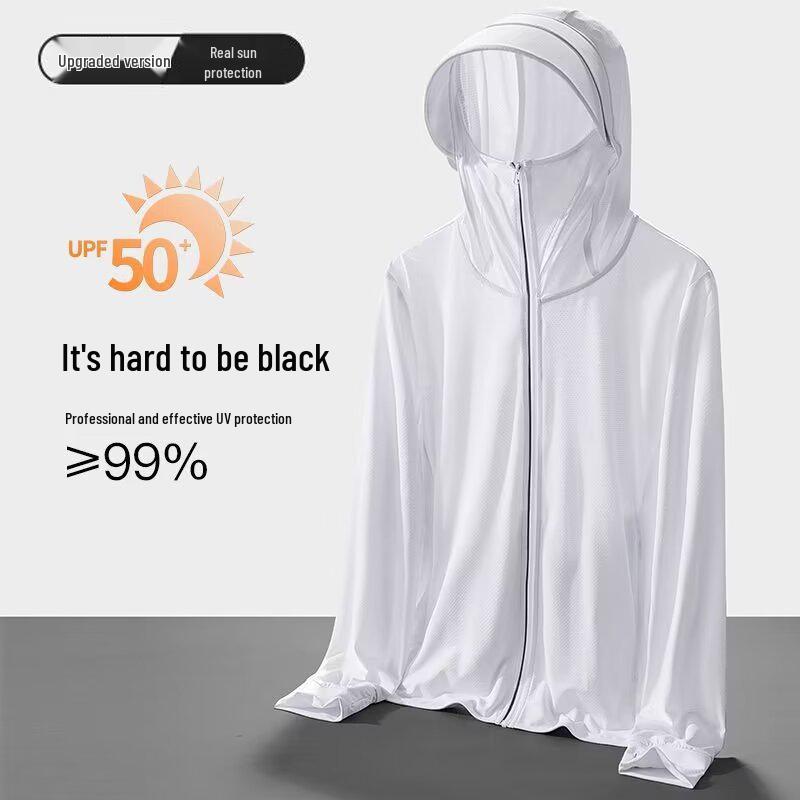 Unisex Ice Silk Cooling Sun Protection Lightweight Quick-Dry Sportswear for Outdoor Fishing