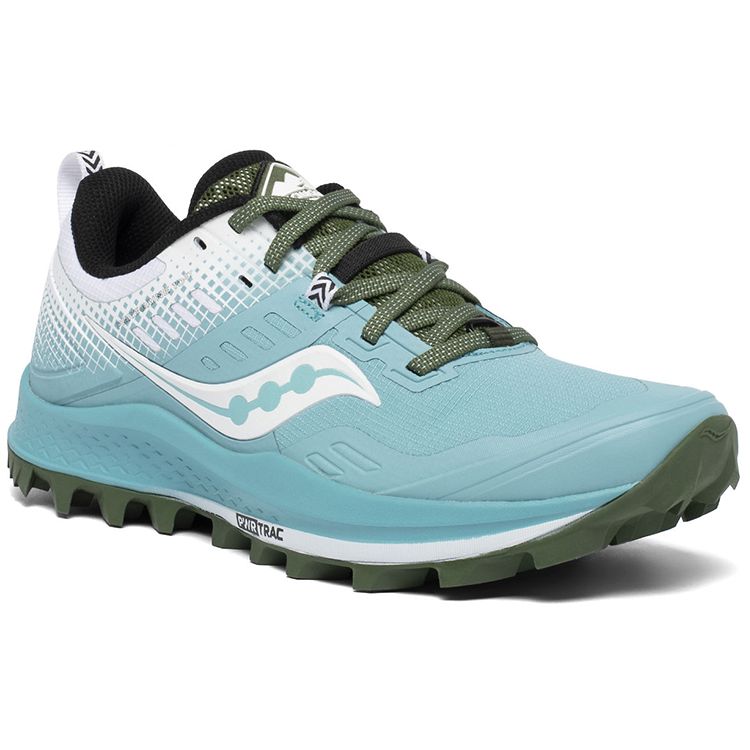 Saucony Comfortable Versatile Mesh Cushioning Non-Slip Wear-Resistant Low-Top Casual Running Shoes Women sneaker Blue White S10568-25