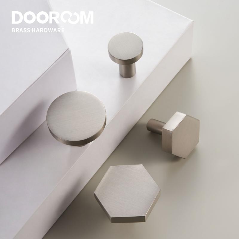 Dooroom Brass Modern Brushed Nickel Silver Hook Wall Installation