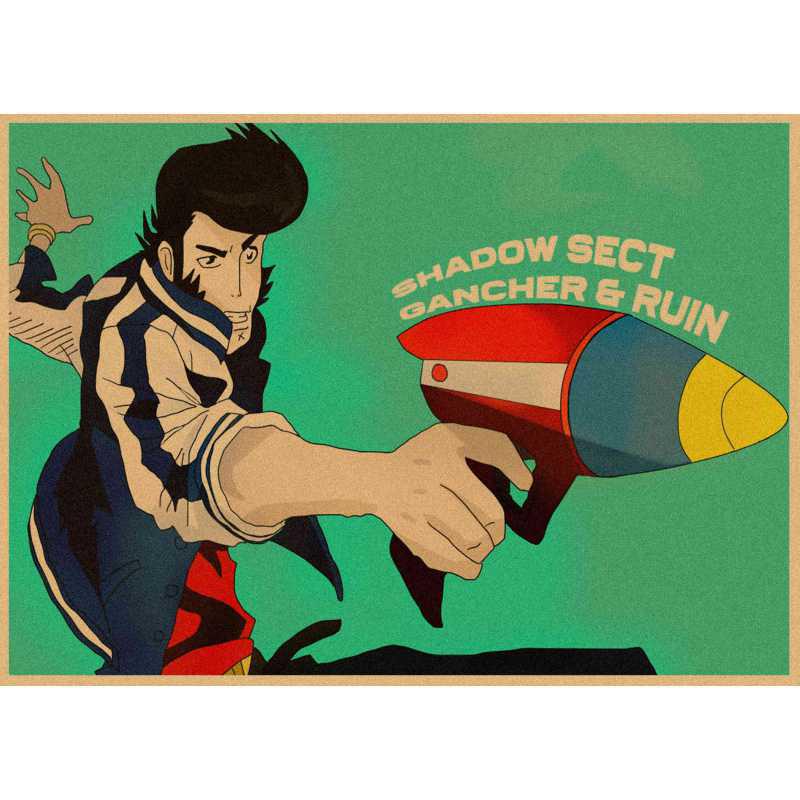 Space Dandy Retro Anime Poster - Free Shipping