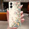 Phone Case For Vivo Y17s 4G / Y28 5G Butterfly Bow Protective Thin Casing VivoY17s Y 17S 4G Transparent Soft Silicone TPU Cover