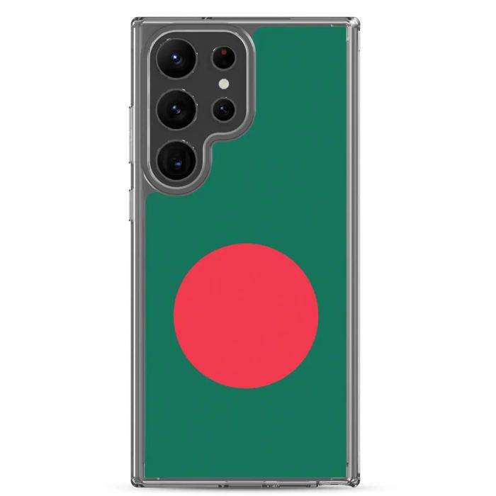 Coque Téléphone – Samsung – Galaxy S23 – Drapeau Bangladesh – Souple – Multicolore