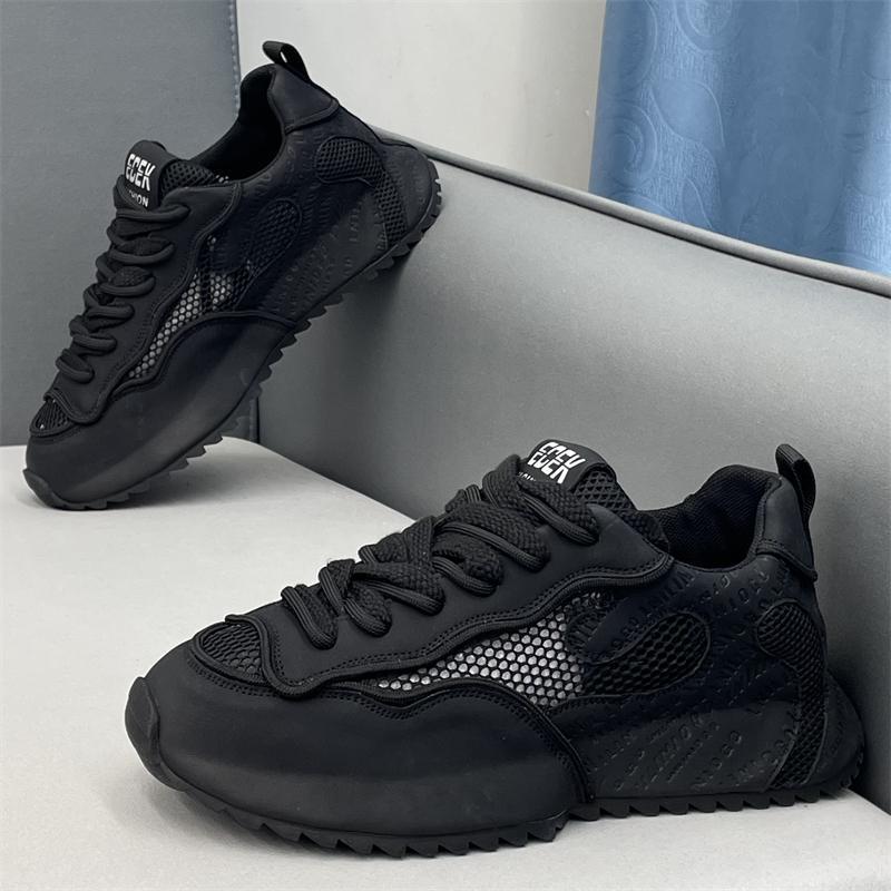 Boutique di moda estate 2025 nuove scarpe da ginnastica dad in seta ghiacciata a rete traspirante suola morbida ammortizzanti antiscivolo scarpe sportive casual
