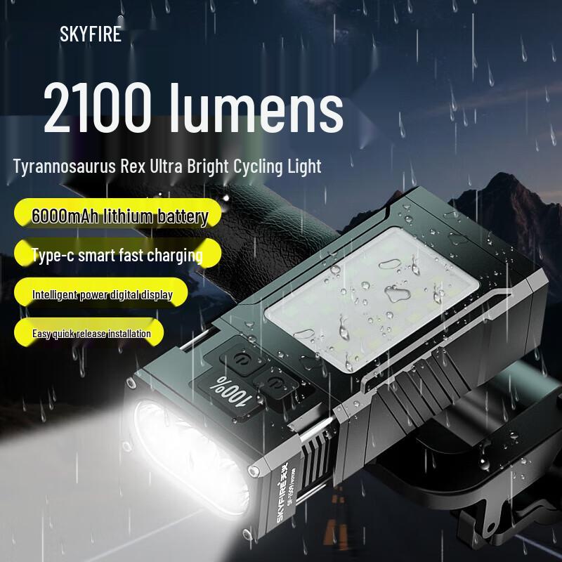 Tianhuo Rechargeable LED Bicycle Headlight