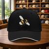 Bumblebee Graphic Baseball Cap Adjustable Outdoor Casual Curved Brim Unisex Hat