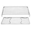 Folding Campfire Grill Portable Stainless Steel Barbeque Cooking Rack Grate Grid