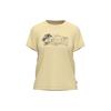 Levis Letter Landscape Print Crew Neck Short Sleeve T-Shirt Women T-Shirts Yellow 17369-2515