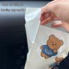 20Pcs Cartoon Animal Car Garbage Bag Stick-On Disposable Auto Trash Bag Waterproof Leakproof Camping Travel Office Home Car Vomit