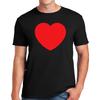 Großes Rotes Herz T-Shirt Herren Valentinstag Liebhaber Liebe Besondere Geschenke T-Shirt Top