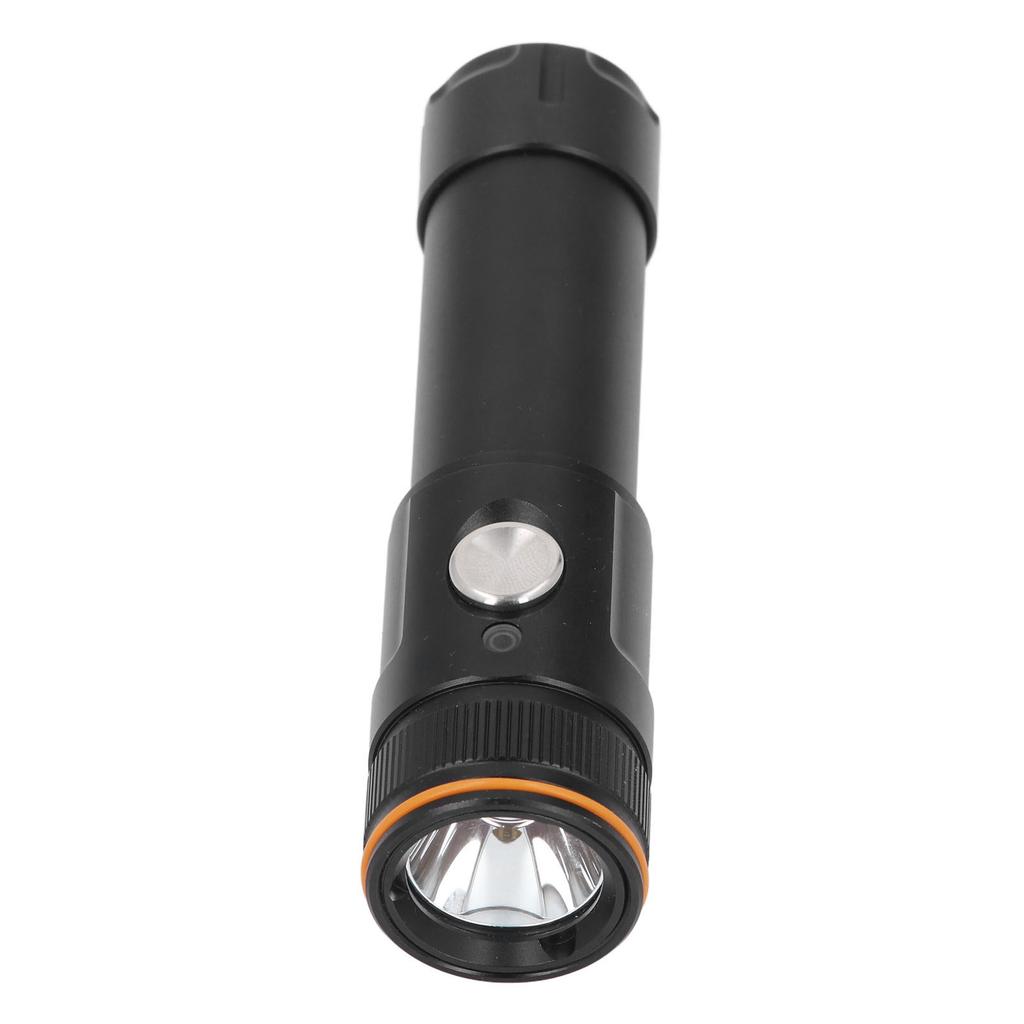 Dive Flashlight 5000LM 110m IP68 Water Resistant 6 Modes Super Bright Rechargeable Underwater Torch