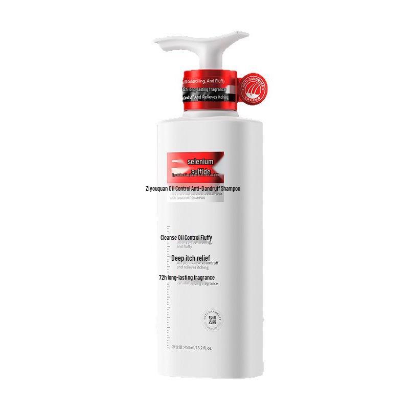 Selenium Sulfide Anti-Dandruff & Anti-Itch Volumizing Shampoo with Amino Acids & Long-lasting Fragrance