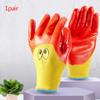 Anti Bite Cut Kids Garden Glove Latex Children Protective Gloves Gardening Gloves  Planting