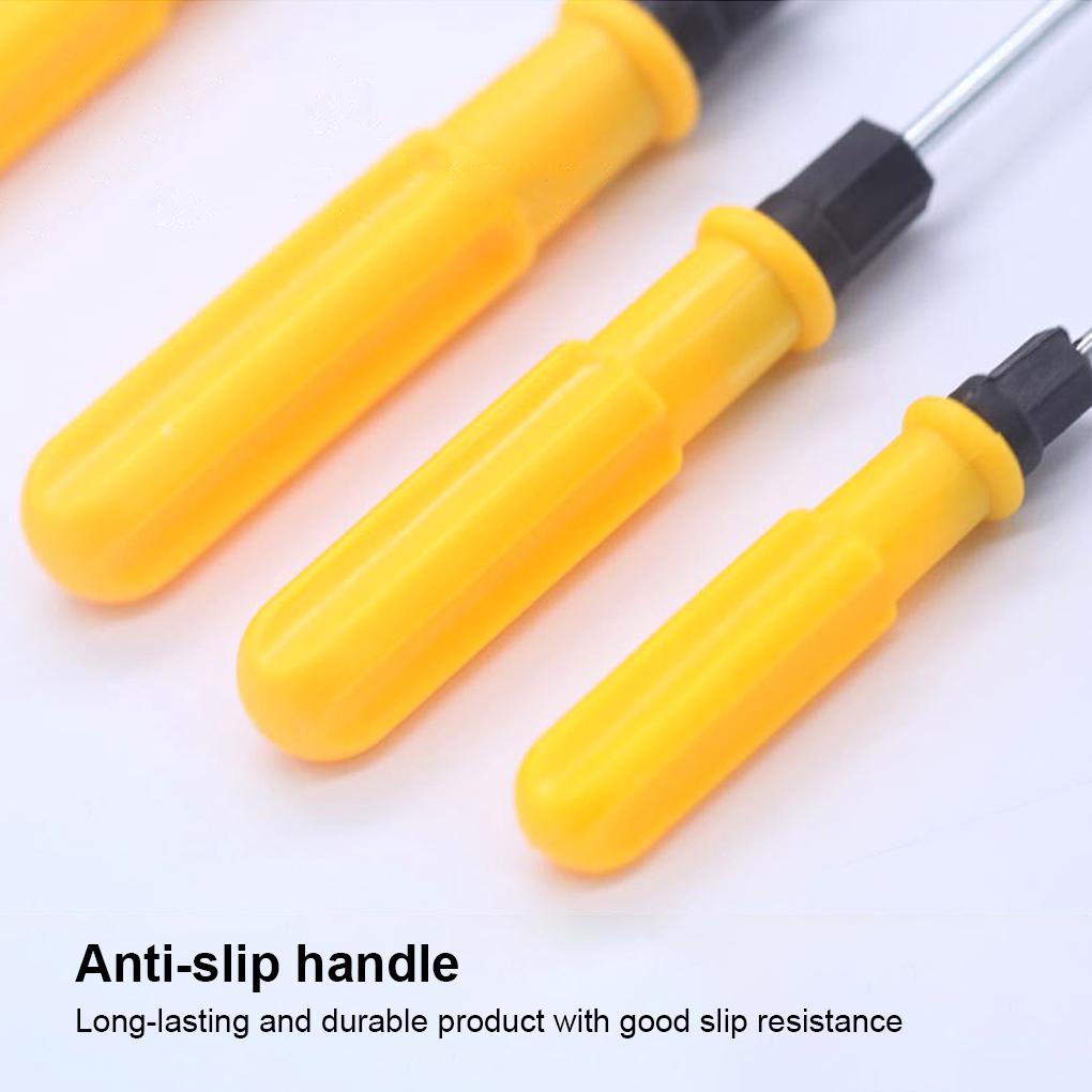 Screwdriver Multi-purpose Double Head Hand Repair Tool with Plastic Handle Industrial Business Carpentry Maintenance Supplies