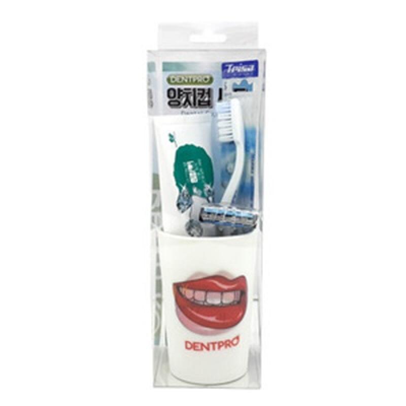 Toothbrush cup set and razor