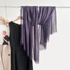 Cotton and linen scarf, fashion, literary style, solid color, linen scarf, women's air-conditioned room, shawl, and sunscreen silk scarf outside.