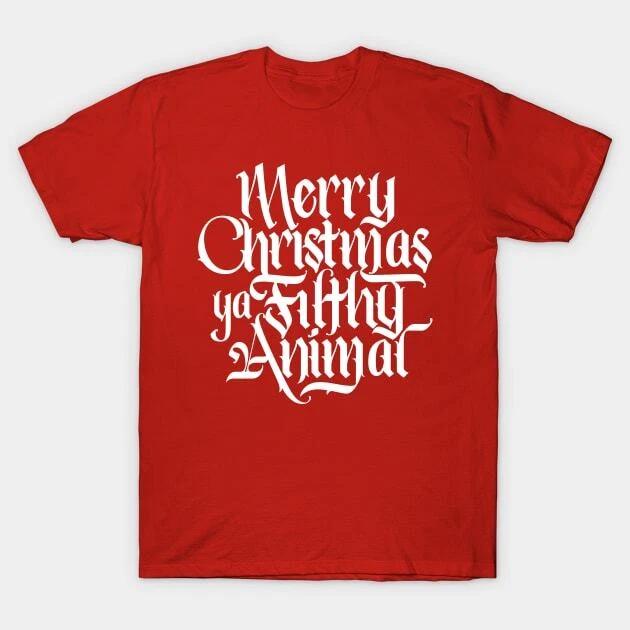 Merry Christmas ya Filthy Animal Made in Australia T-Shirt L