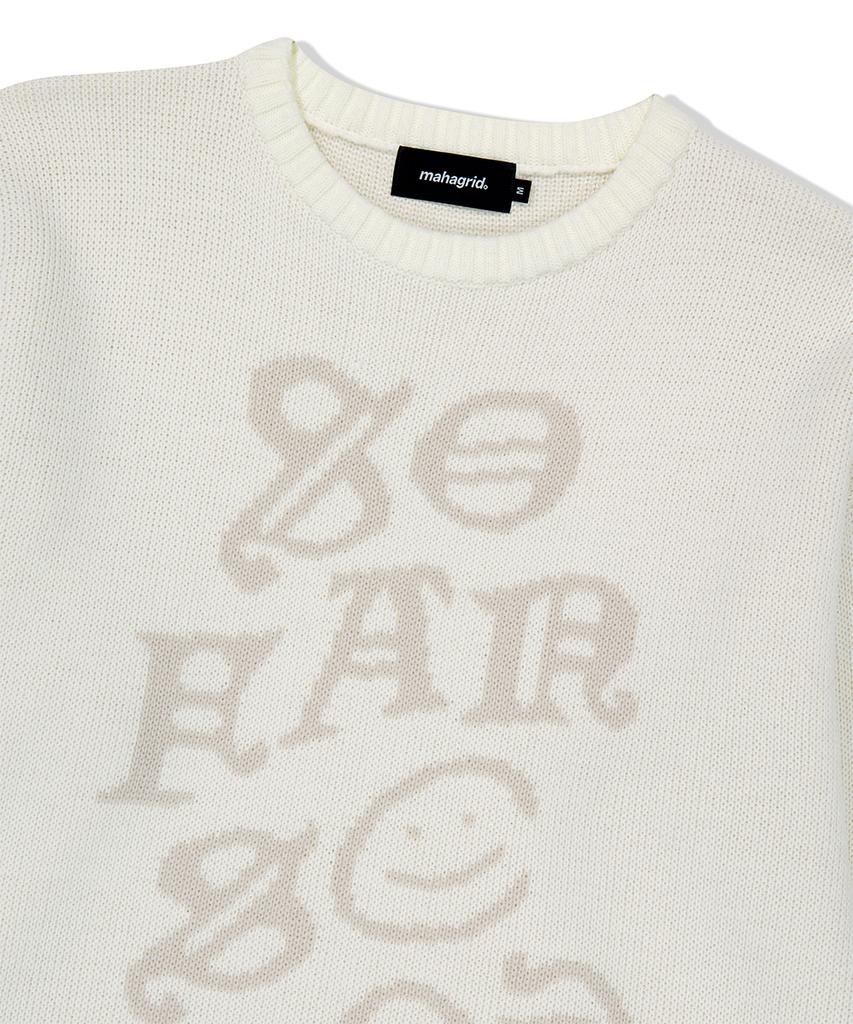 MAHAGRID So Far So Good Knit Sweater Ivory(Mg2Ffmk601A)