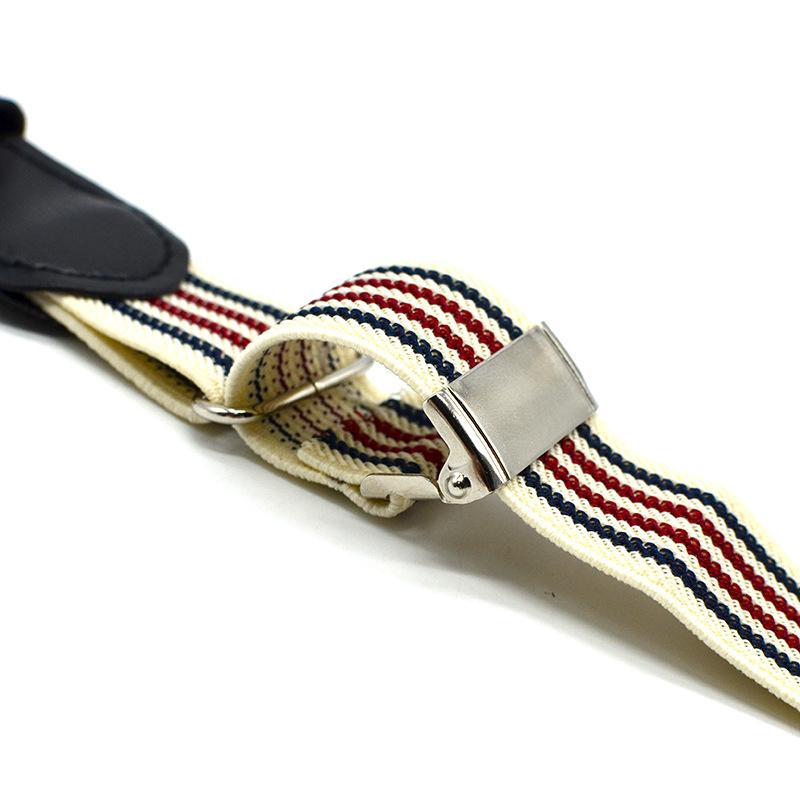 Casual Striped Children'S Belt, Male And Female Baby Belt, Elastic Belt, Primary School Boy Belt Military Training