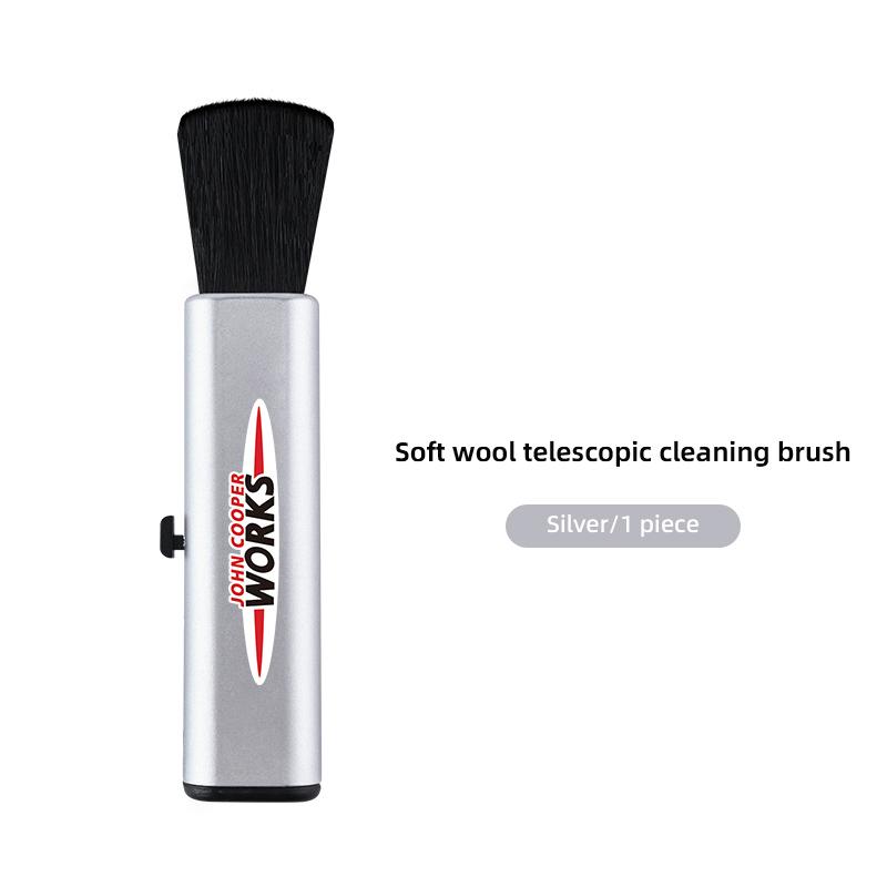 

1Pcs PPS Car Retractable Cleaning Brush Artificial Wool Small Brush For BMW Mini Works Cooper F54 F55 F56 F57 F60 R50 R52 R53