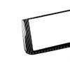 Carbon Fiber CD Seat Heat Console Sticker Trim For Mercedes Benz GLA CLA A-W×2