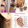 Alloy Weight Loss Earrings Coloured Diamond Small Hoop Earrings Crystal Diamond Ball Earrings