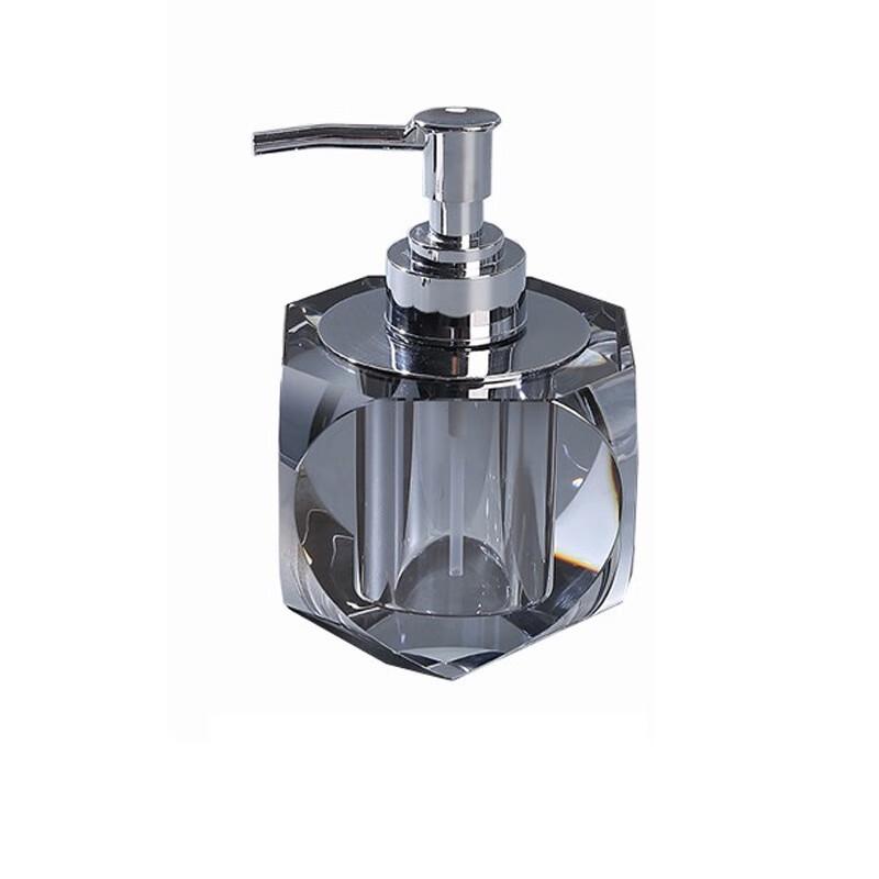 Luxury Square Crystal Glass Liquid Dispenser Bottle