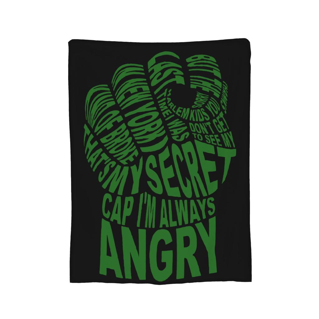 Retro Hulk Fleece Mesti pledas Pledai sofai Kelionei Super minkštas lovatiesė,