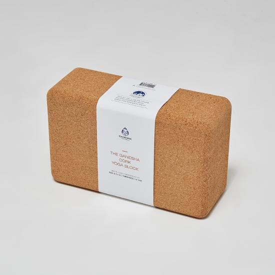 The Ganesha Cork Yoga Block