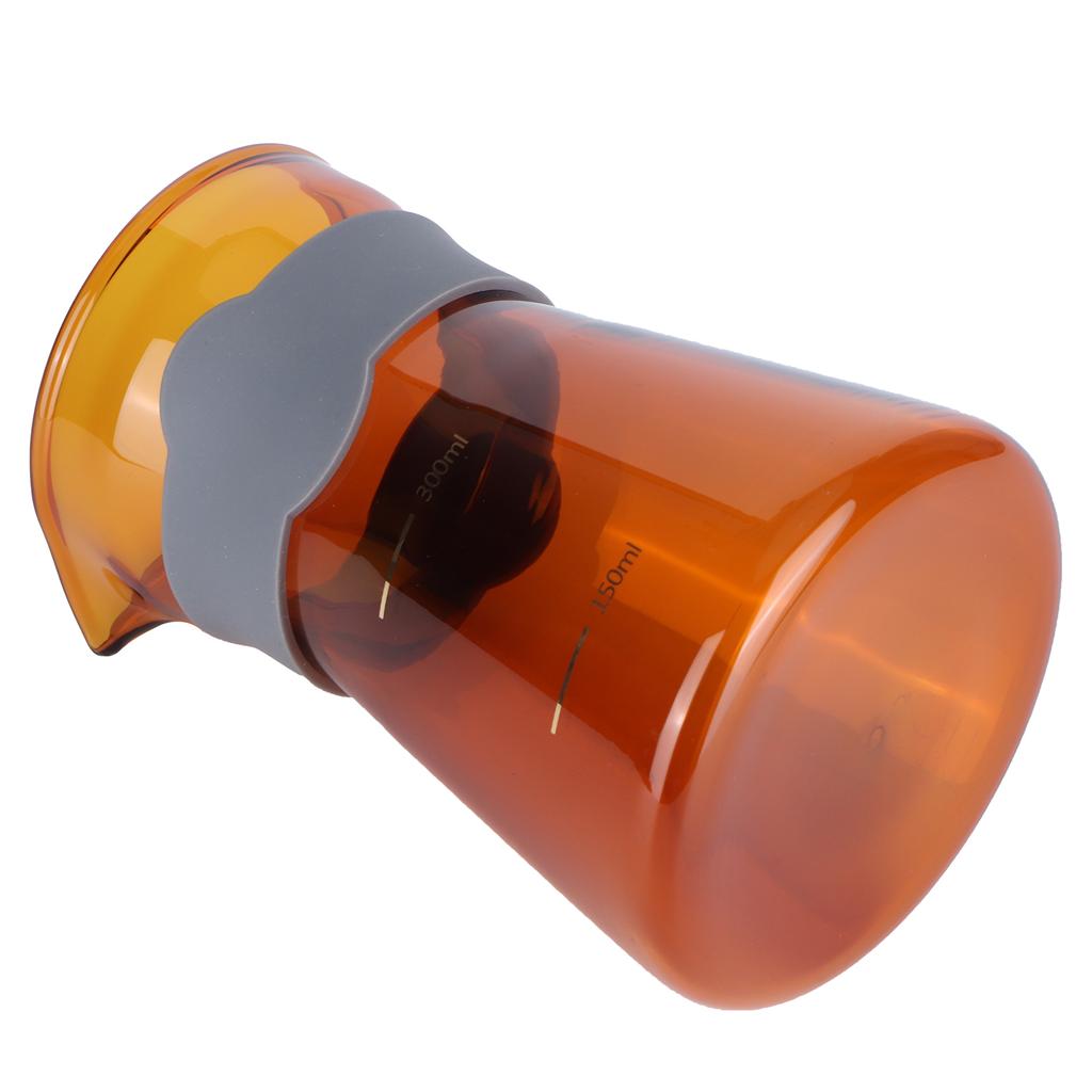 Cafetera Casera de Vidrio de Borosilicato Alto Cafetera de Goteo Hervidor con Escalas(marrón )