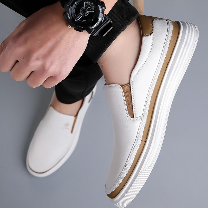 Men's Casual Leather Shoes Luxury Brand Business Dress Shoes Moccasins Comfort Slip on Driving Shoes for Men Loafers Big Size48