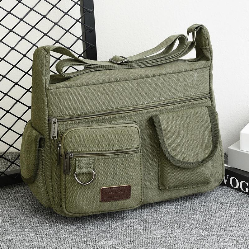 Men's Shoulder Bag Crossbody Bag Canvas Bag