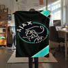 1PC Amsterdamsche Football Club Ajax Patterned Flannel Blanket Suitable For All Seasons for Home Decor Warmth and Comfort Gifts Holiday Present