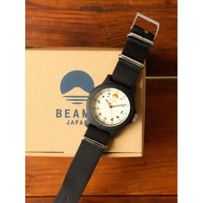 [Beams Japan] Watch BJ Arabic Numeral Watch SP BLACK FREE Black