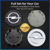 For Opel Crosa D Astra H Insignia Astra J Zafira B Mokkaastra Vivaro Astra G 4Pcs 56mm Car Wheel Center Caps Hub Cap Covers Emblem