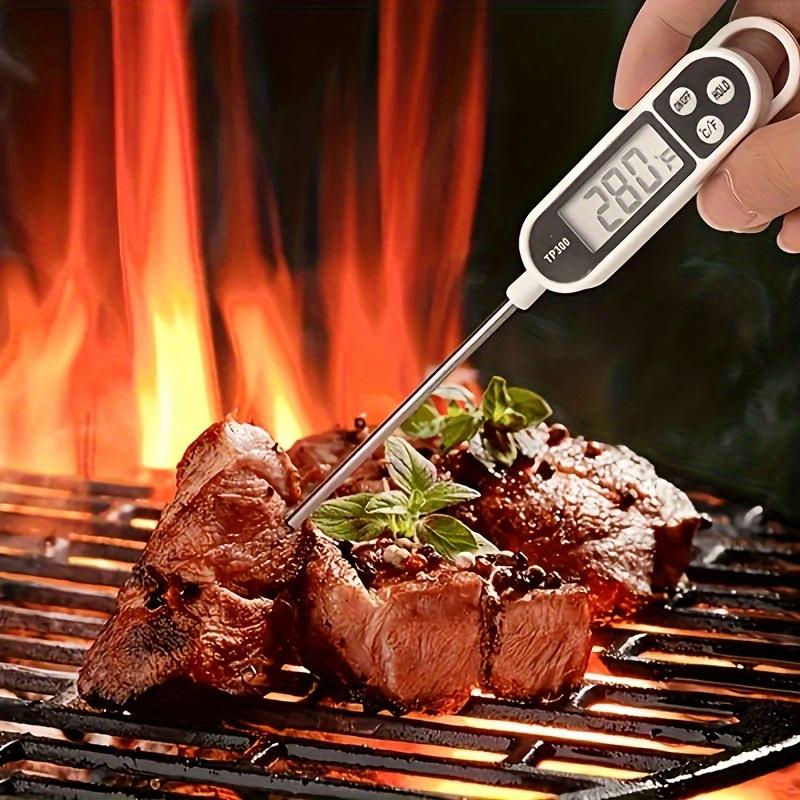 1/2pcs Digital Food Thermometer with LCD Display Meat Temperature Safety Plastic Probe for Home Cooking BBQ Use Kitchen Gadgets