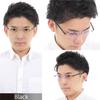 Reading Glasses Borderless Blue Light Cut Black 3 Month Warranty Square Frameless Stylish [PrePiar] 1.0 Men's