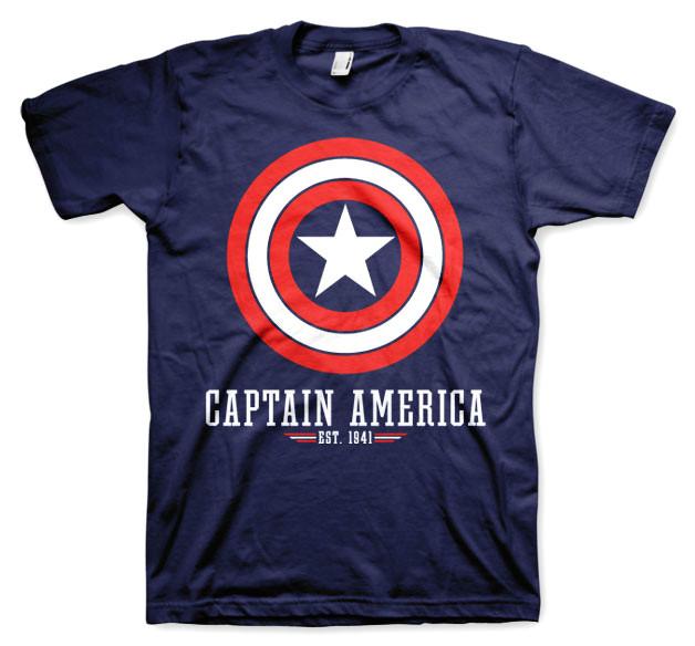 Captain America Est. 1941 Marvel T-Shirt Cotton Officially Licensed S разноцветный