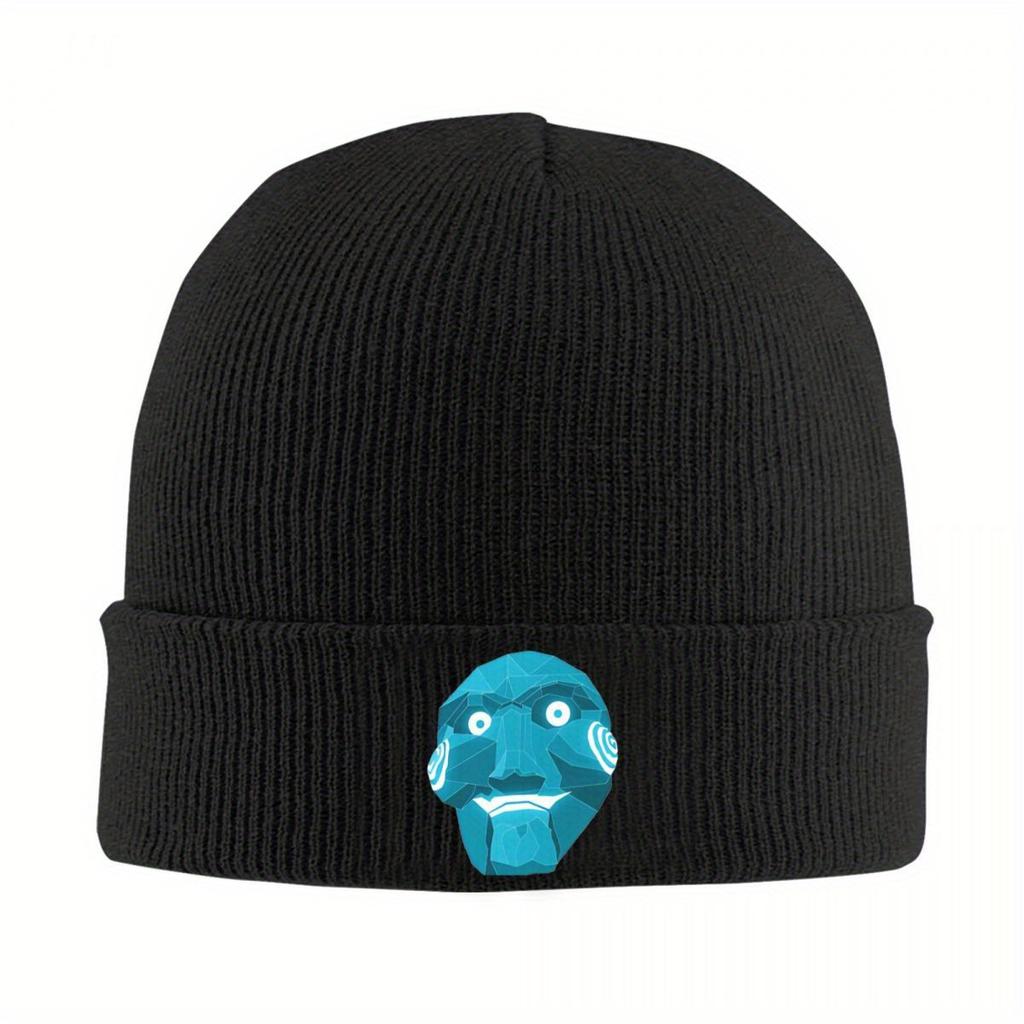 Saw Billy The Puppet Geometric Knitted Caps for Women Men Skullies Beanies Winter Hats Horror Movie Billy Crochet Melon Cap