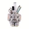 Cute Elephant Pen Pencil Holder - Fashion Desk Organizers for Home Office - Adorable Animal Ornament, Makeup Brush Holder