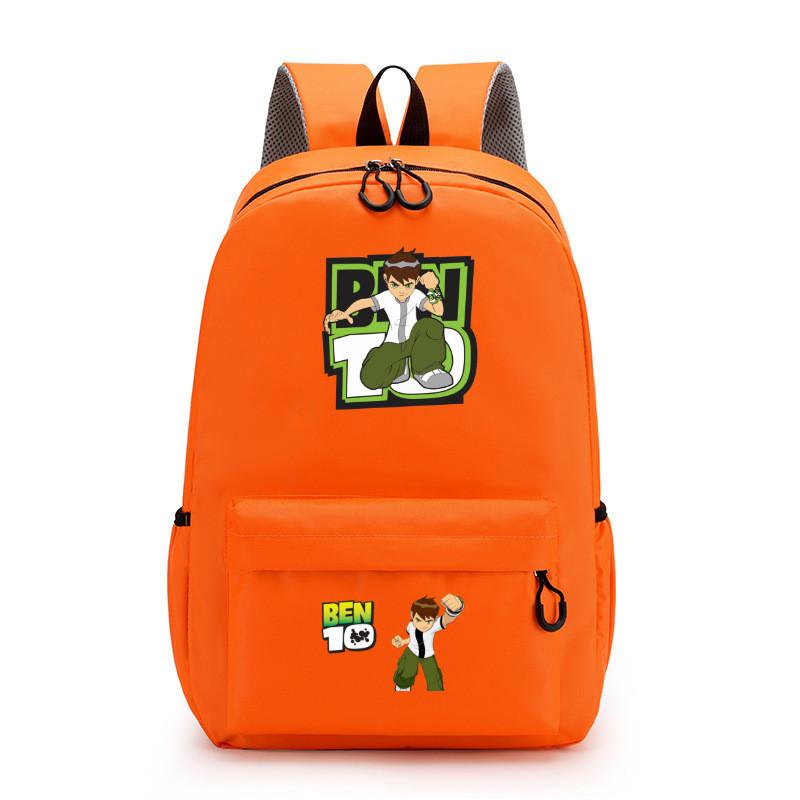Ben 10 Kids School Backpack With Breathable Lightweight Polyester For Middle School Students