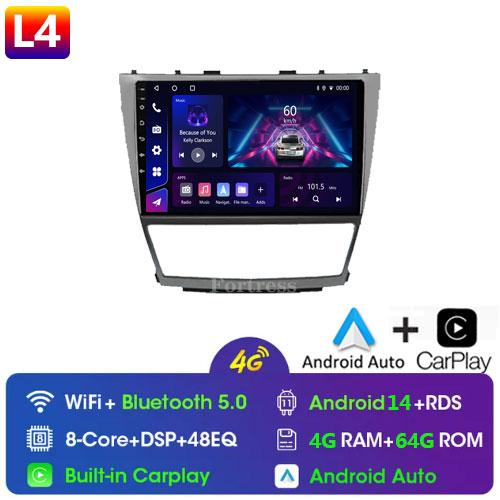 8 CORE Car Radio 2 Din Android 13 For Toyota Camry 40 2007-2011 Autoradio Multimedia Blu-ray IPS Screen Navigation GPS Carplay
