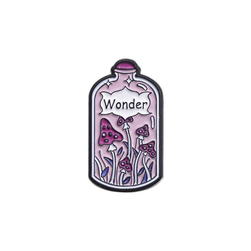 And Stylish Fun Cartoon Animal Brooch Pins With Unique Dreamy Drifting Art Bottle