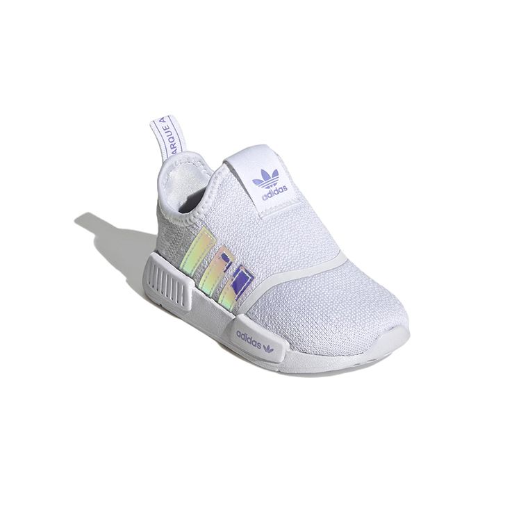 Adidas NMD 360 I White Iridescent Baby Sneakers Cloud-White Light-Purple Clear-Pink GX3320