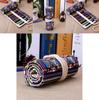 Ethnic Style Colored Geometric Pattern Pencil Canvas Storage Bag For Creative Professionals