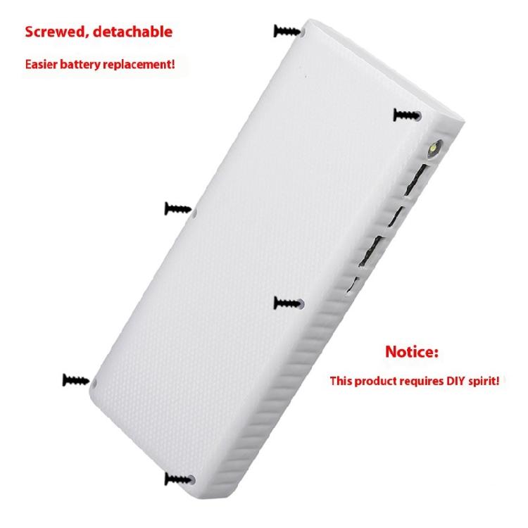 Interchangeable 5x21700 Battery Charging Case Quick Charging Capability LED Power Suitable for Various Device Support