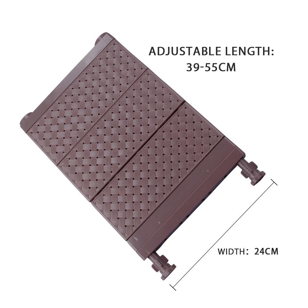 Adjustable Closet Shelf Organizer Kitchen Space Saving Storage Shelf Wall Mounted Kitchen Shelves