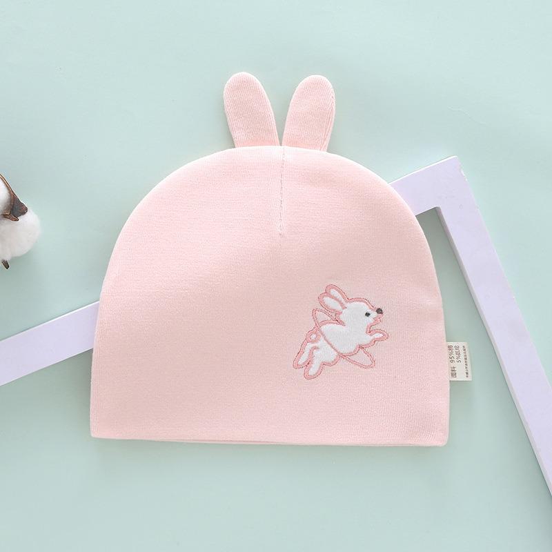 Pure Cotton Double Layer Newborn Hat for 0-3 Months, Suitable for Autumn/Winter