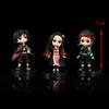 6pcs/set Doll Cake Decoration Demon Slayer Kimetsu No Yaiba Action Figures Toys Anime PVC Figurine Toy