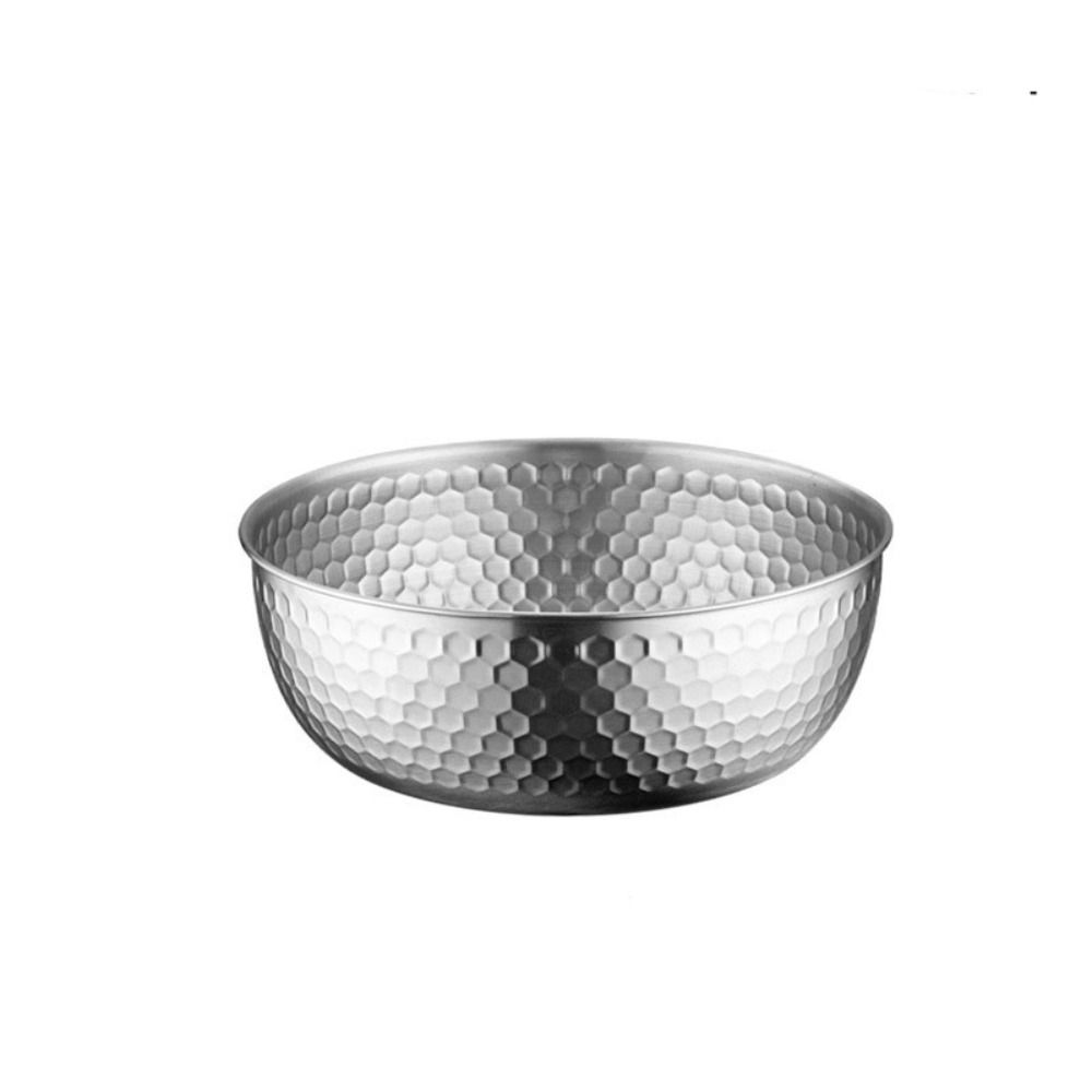 Hammered Wash Basin Large Capacity Washing Basket New Soup Bowl Vegetable