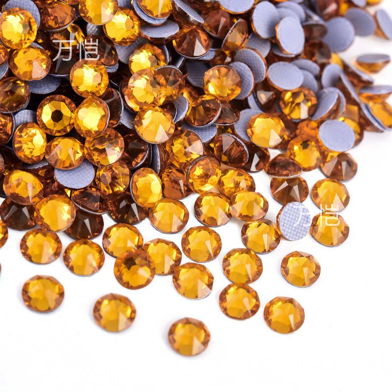 Eight Big And Eight Small Imitation Austrian Glass Hot Glue Bottom Hot Diamond Rhinestone Diy Clothing Accessories